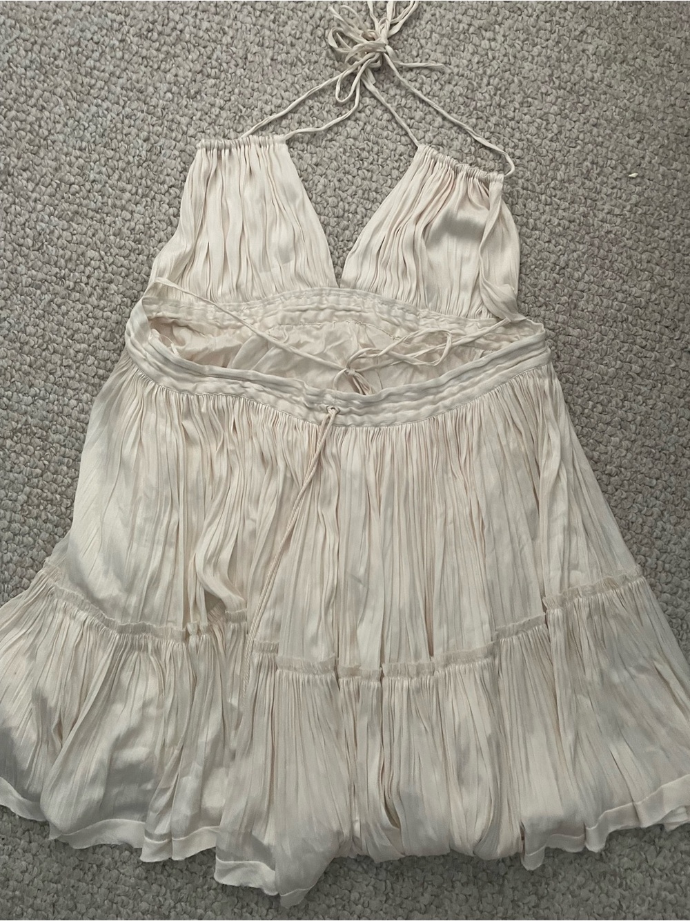 100 Degrees Of Shine
Mini Dress,
Color: Ivory - Picture 3 of 6